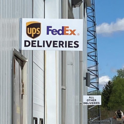 DELIVERY PROJECTION SIGN