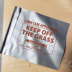 LAWN CARE APPLICATION FLAG