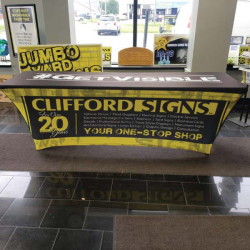 Clifford Signs Table Throw